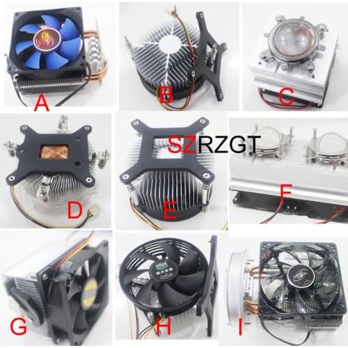 20W 30W 50W 100W 200W LED Aluminium Heat Sink Cooling Fan For 20W 30W 50W 100W 200W