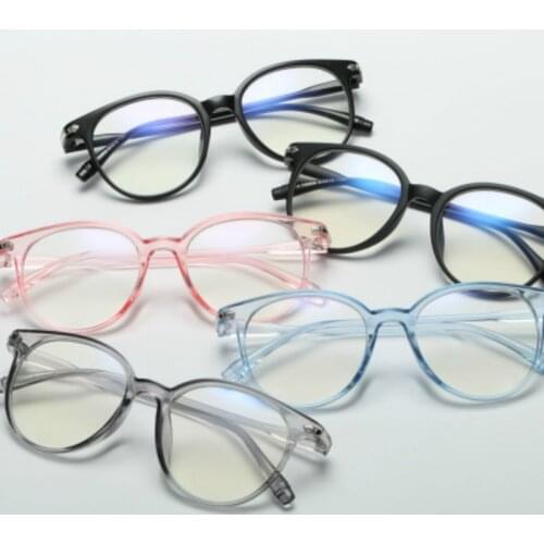 2021 Fashion Women Glasses Frame Anti Blue Light Blocking Men Eyeglasses Vintage Round Computer Gaming Glasses Spectacle Frame