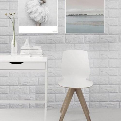 3D Brick Wall Brick wall Stickers DIY 3D PE Foam Wallpaper Panels Room Decal Stone Decoration Embossed Self Adhensive Stickers