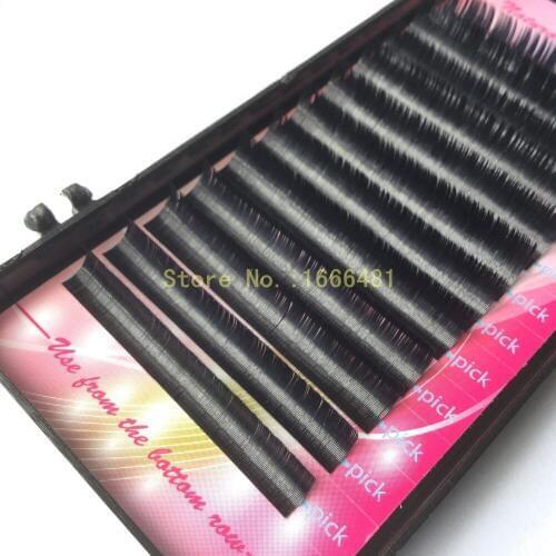 5 Packs Ellipse Flat Eyelash Extensions Soft Thin Tip Flat Roots New Products Saving Time