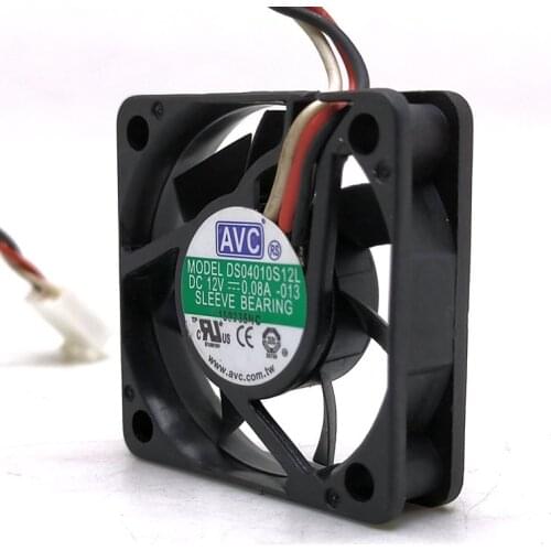 For AVC 4010 12V DS04010S12L Ultra-Quiet North and South Bridge Cooling Fan 4CM 0.08A