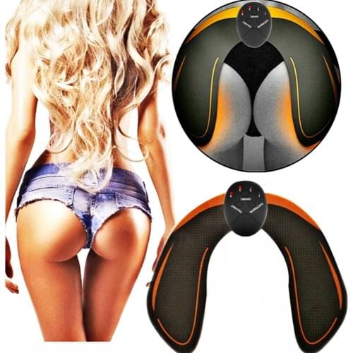 EMS Wireless Smart Muscle Stimulator Abdominal Trainer Hip Trainer Buttocks Butt Lifting Slimming Massager Body Shaping lady