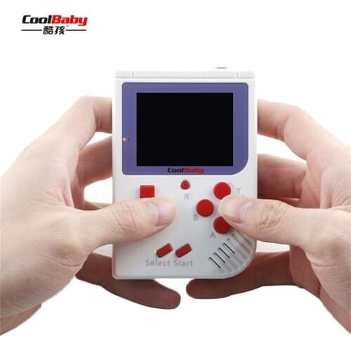 20pcs/lot RS-6 Portable Retro Mini Handheld Game Console 8 bit 2.0 inch LCD Color Colour Children Game Player Built-in 129 Games
