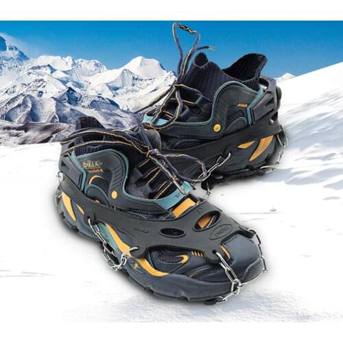 Climbing Crampon Outdoor Snow Non-slip Shoe Covers Winter Climbing Antiskid Crampons Ice Fishing Snowshoes