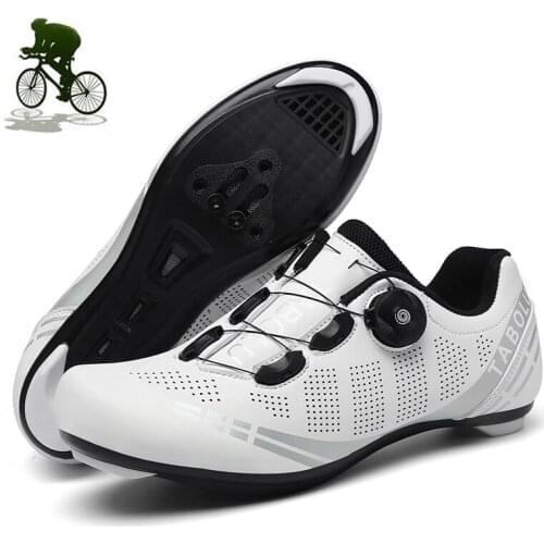 Road cycling shoes Sneaker white Professional Mountain Bike Breathable Bicycle Racing Self-Locking Shoes