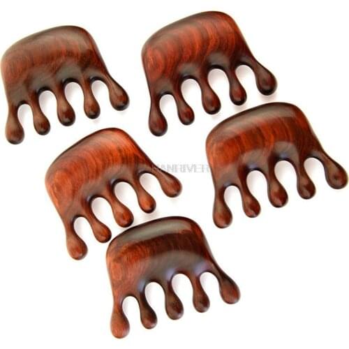 Rosewood comb wide tooth comb massage comb natural meridian massage comb massage the wooden comb massage comb