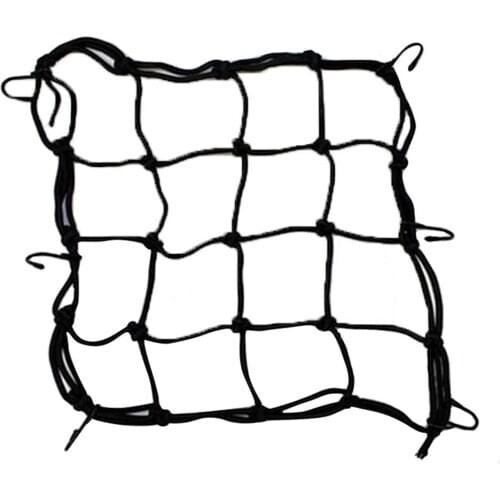 Motorcycle Bike 6 Hooks Fuel Tank Luggage Helmet Holder Mesh Web Elastic Net for Bicycle Bike Bag Bike Accessories