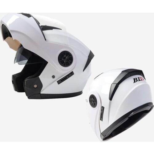 Double Visor Moto Motorcycle Helmet Casco Moto Flip Up Motocross Helmet Safety Modular Motorbike Capacete DOT Approved Casco