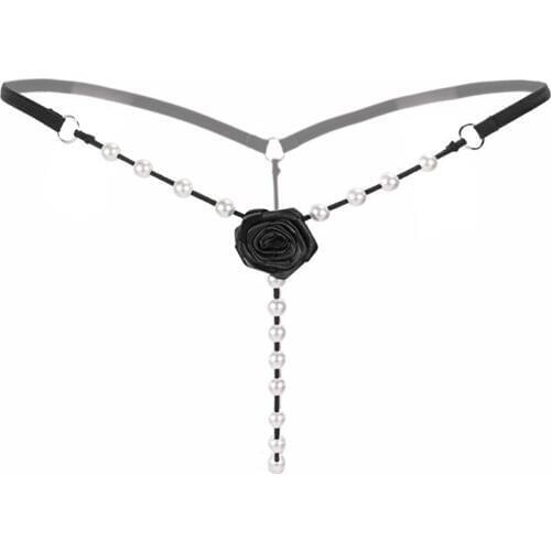 New Women Sexy Underwear 5 Color Butterfly with Pearl G String Transparent Tangas Women Sexy Panties Culotte Femme Sexy Lingerie