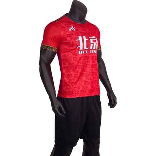 OTAL 2021 wholesale football jersey Chinese city style design t-shirt print custom logo football t-shirt