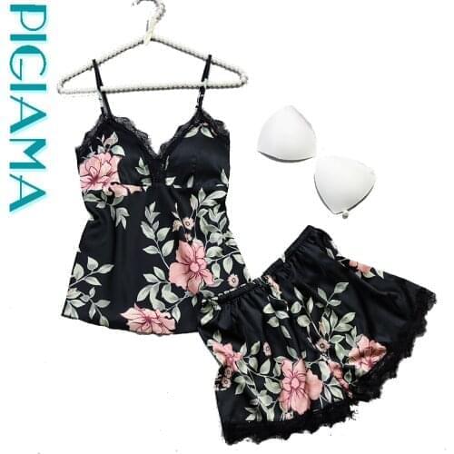 PIGIAMA Women's Silk Pajamas