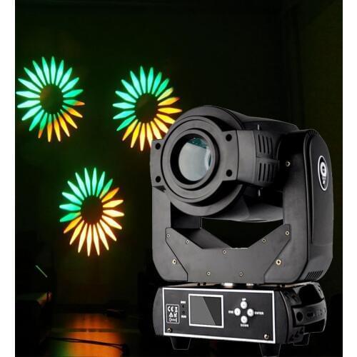 90W LED Moving Head Spot Gobo Light 90W LED Gobo Pattern RGBW 4in1 LED DMX Spot Moving Head Light for DJ Disco Party Event Stage