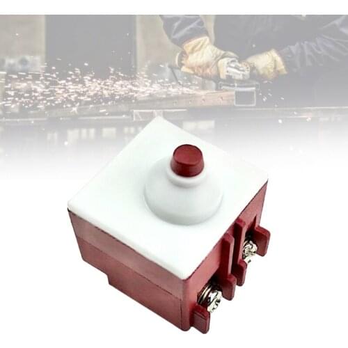 K1KA Power Speed Control Angle Grinder Push Button Switch Compatible with 6-100/7-100 Angle Grinder Tool Adjustable Speed