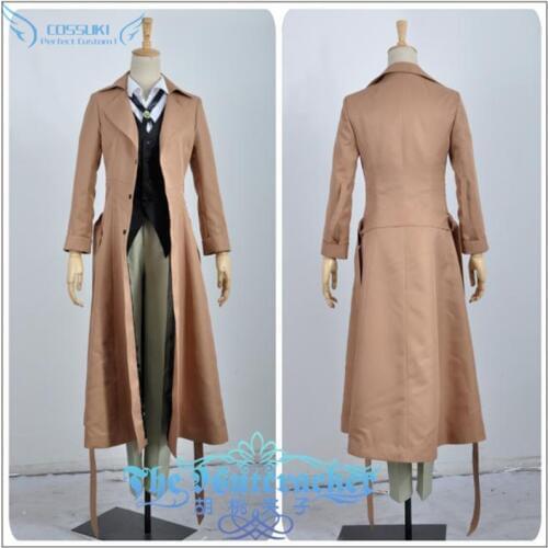 Stock! Bungo Stray Dogs Dazai Osamu Uniform Cosplay Costume , Perfect Custom For You