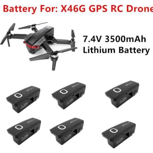 X46G GPS Drone Original Battery Accessories 7.4V 3500mAh Lithium Battery For X46G GPS Quadcopter RC Drone Battery Accessories