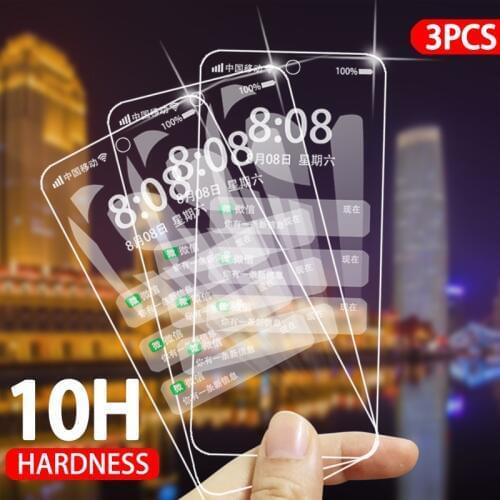 3pcs Tempered Glass For Vivo Y91 Y17 Screen Protector 9H 2.5D Glas Protective Glass On For Vivo Y95 Y93 Y12 Y81 Y53 Safety Glass
