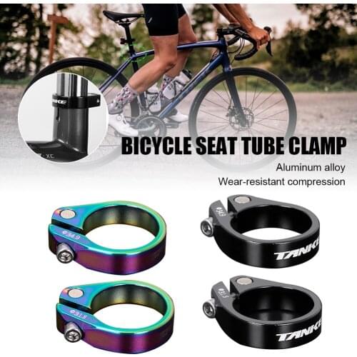MTB Road Bike Seat Post Clamp 31.8 /34.9mm Mountain Aluminum Alloy Ultralight Mountain Bicycle Seatpost Clamps Cycling Part