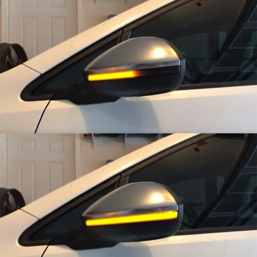 Rearview Mirror LED Signal Light Dynamic Turn Side Wing Sequential Indicator Blinker Lamp For Ford For Focus MK3 MK3.5 2012-2018