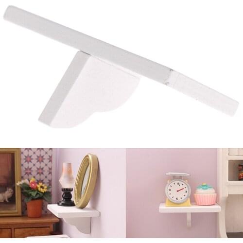 1:12 Dollhouse Miniature Wood Wall Mount Shelf Storage Furniture Accessories 42*28*19mm