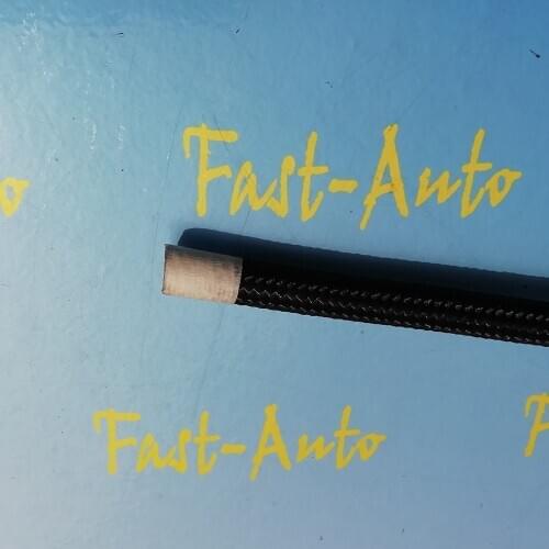 1 meter -4an an4 an-4 7/16-18unf black nylon braided fuel hose fitting for transmission oil cooler kits