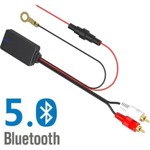1Pcs Car Universal Wireless Blue-tooth Module Music Adapter 2RCA Connector Music AUX Audio Cable For Most Cars