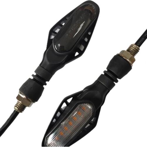 4Pcs Motorcycle Modified Light Flexible Cobra Shape Flashing Motorcycle LED Turn Signal for Motocycle поворотники на мотоцикл