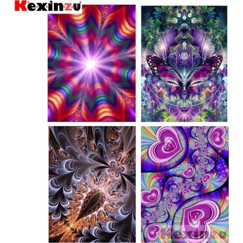 KEXINZU 5d Diamond Painting Full Drill Square Cartoon Diamond Embroidery Cross-stitch Accessories Abstract Decor For Home