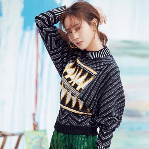 Aoshe Women's Knitted Pullovers