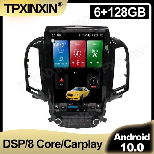 12.1" Tesla Screen Android 10.0 PX6 For Santa Fe 2006 2007 - 2012 Car Radio Multimedia Video Recorder Player Navigation GPS 2din