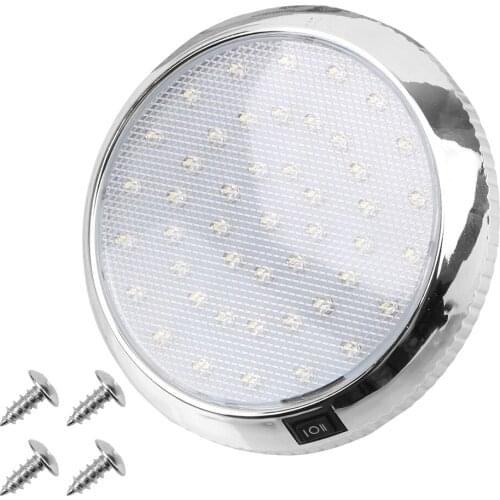 White light 46LED 12V Car Dome Roof Ceiling Interior Light Car Lighting Accessories Car-styling Reading Lamp