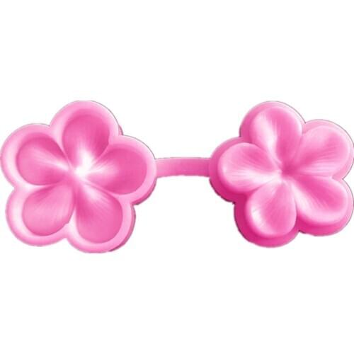 Free Shipping Six Clamping Chocolate Mold Cooking Tool Silicone Fondant Sugar Craft Mouds DIY Cake Decorating