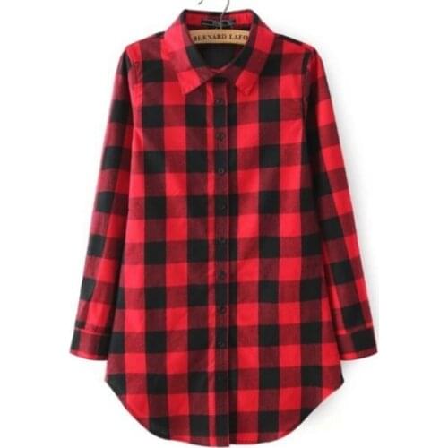 DSTWJMX Women's Plaid Shirts