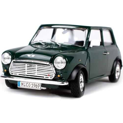Bburago 1:24 1969 Mini Cooper Simulation Diecast Alloy Model Car For Boys Gifts Toys Original Box