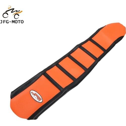 Motorcycle Rubber Striped Leather Soft-Grip Gripper Soft Skin Seat Cover For KTM SX85 SX 85 SX-85 2013 2014 2015 2016