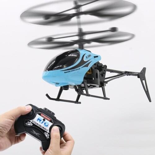 Rechargeable Fall-Resistant Remote Control Helicopter Aircraft Kids Toy Gift Kids Educational Toys