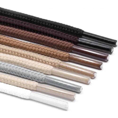 1Pair Round Shoelaces Polyester Solid Classic Martin Boot Shoelace Casual Sports Boots shoes Lace 90cm/120cm/150cm 21 Colors