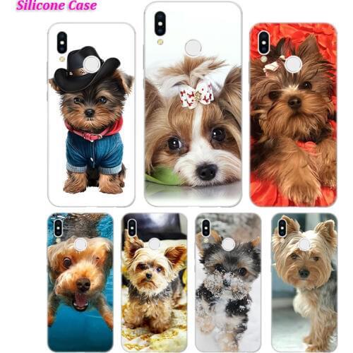 Silicone Phone Case Yorkshire terrier dog puppy for Huawei P Smart 2019 Plus P30 P20 P10 P9 P8 Lite Mate 20 10 Pro Lite Nova 3i