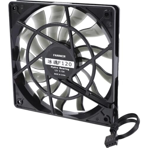 Thin 12mm Thickness 120X120X12mm 12V Desktop Computer Host Quiet Fan with Speed 12CM Chassis Cooling Fan