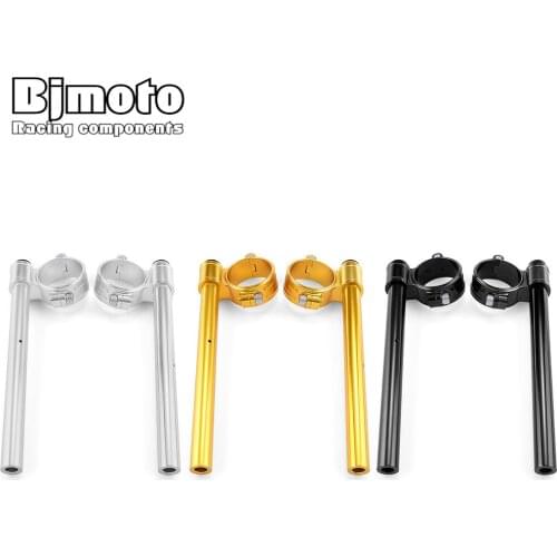 BJMOTO 55MM Motorcycle Fork Tube Handle Bars Clip On For BMW R NINE T RNINET 2014-2019 Clip-On Handlebar