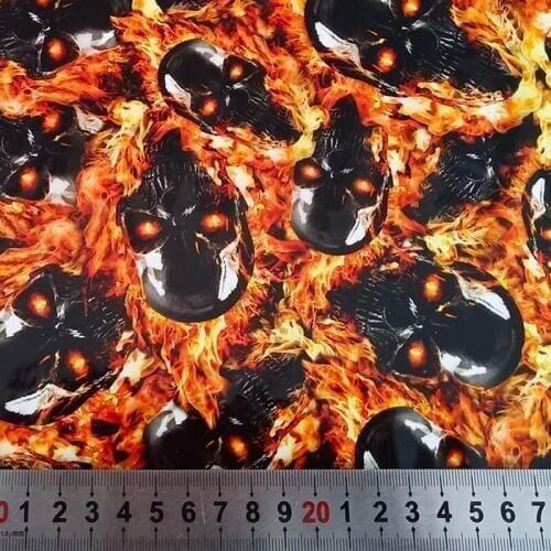 TSAUTOP 0.5m width 10sqm skull hydrographics water transfer printing film WDF1242