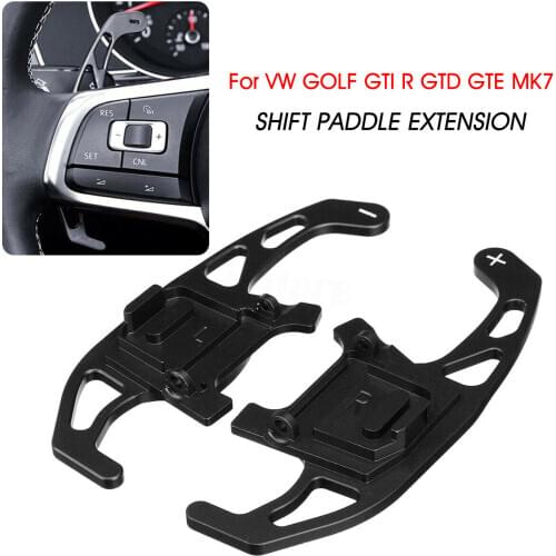 2x Shift Paddle Extension Car Steering Wheel Shift Paddle Extension Accessories For GOLF GTI R GTD GTE MK7 VII 13-18 J46320060