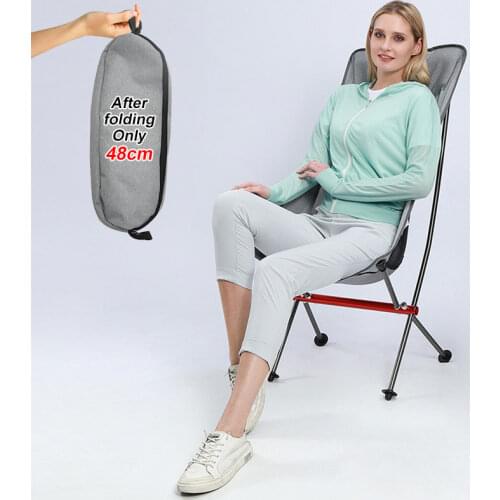 Outdoor Ultralight Folding Camping Chair Picnic Hiking Travel Leisure Backpack Foldable Fishing Portable Chair Beach Moon Chair