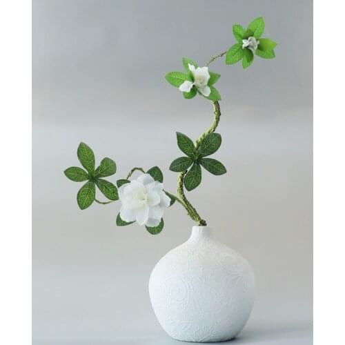 1pc Rhododendron Artificial Flower Branch for DIY Home Floral Arrangement Ornament Wedding Party Decor Fake Flowers