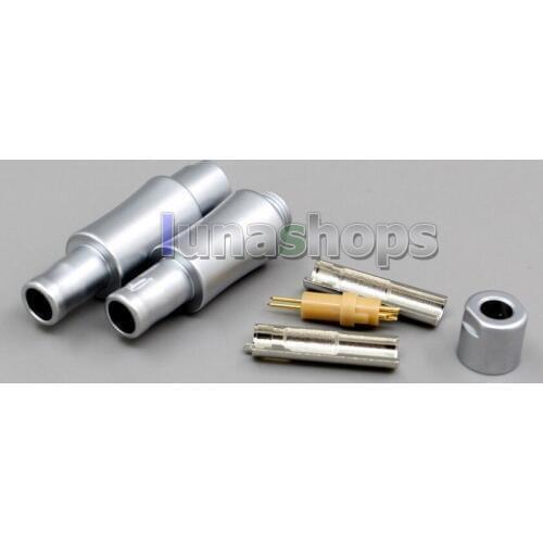 LN004010 2pcs Custom Male headphone Pins For sennheiser HD800 D1000 HD802 HD802s Cable DIY Connectors Adapter