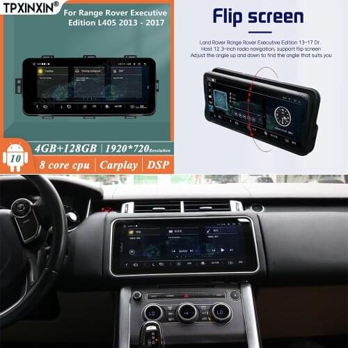 Android 10 128GB for Land Rover Range Rover Vogue L405 2013 GPS Car Navigation Multimedia Stereo Audio Video Player Radio Host
