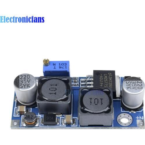 DC DC Auto Step Up Step Down Boost Buck Voltage Converter Module LM2577 3-35V To 1.25-30V Solar Voltage Power Supply For Arduino