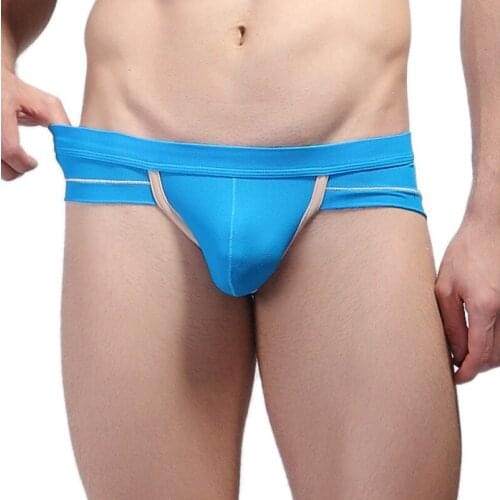 Man Seamless Pouch Underwear Men Sexy Bulge Enhancing Penis Mini Briefs Panties Gay Male Jockstraps Lingerie WJ Brand