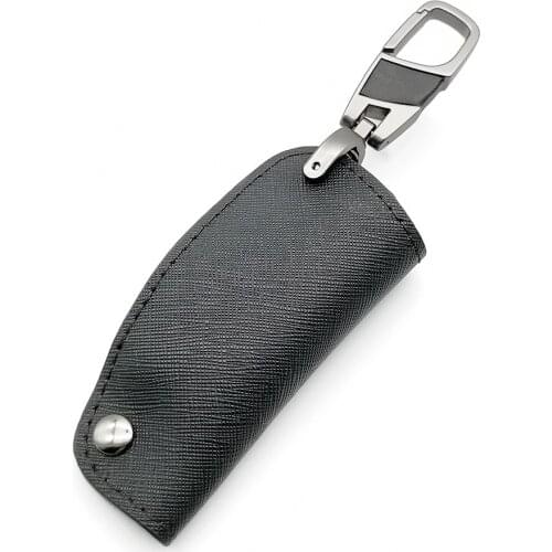 Genuine leather car smart key case cover for dodge ram 1500 travel charger dart challenger durango for Fiat Jeep 2/3/4/5 buttons