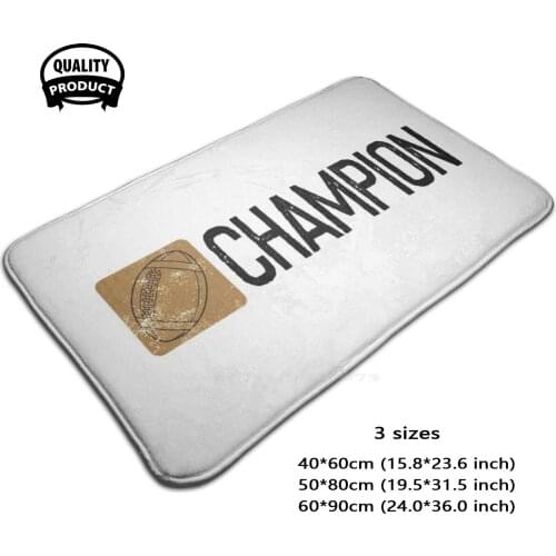 American Football 3 Sizes Home Rug Room Carpet American Football American Football Blueprint Outline American Football Pitch