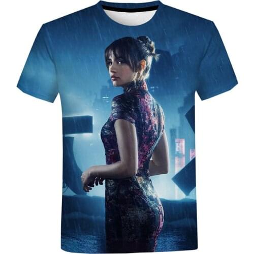 American Science Fiction Film Blade Runner 2049 3D Printed T-shirt Men Women Fashion Casual Cool Short Sleeve Cool Tee Tops